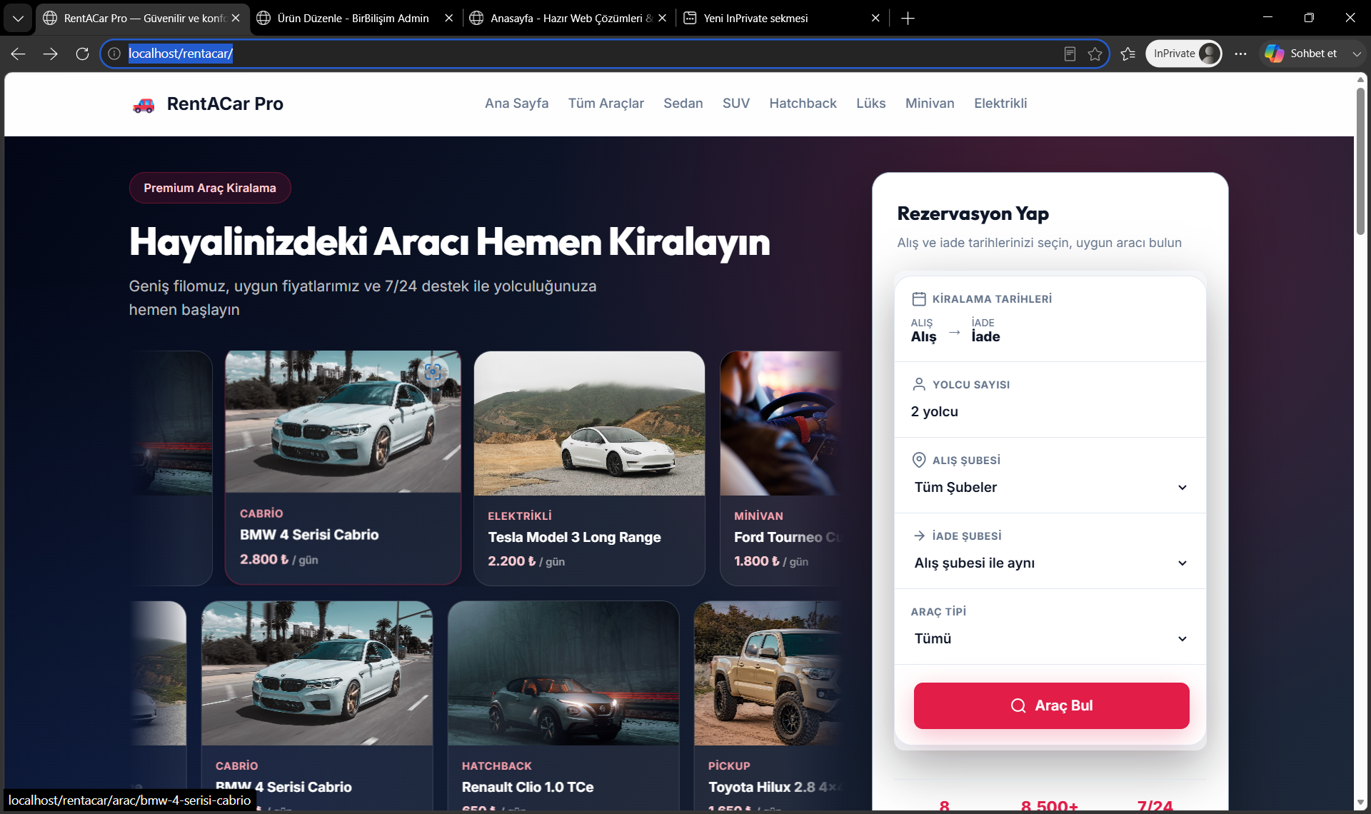 RentACar Pro