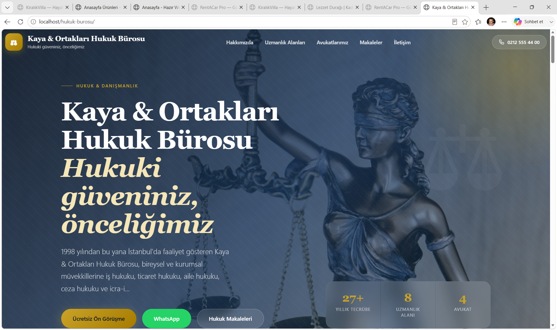 Hukuk Bürosu Portal